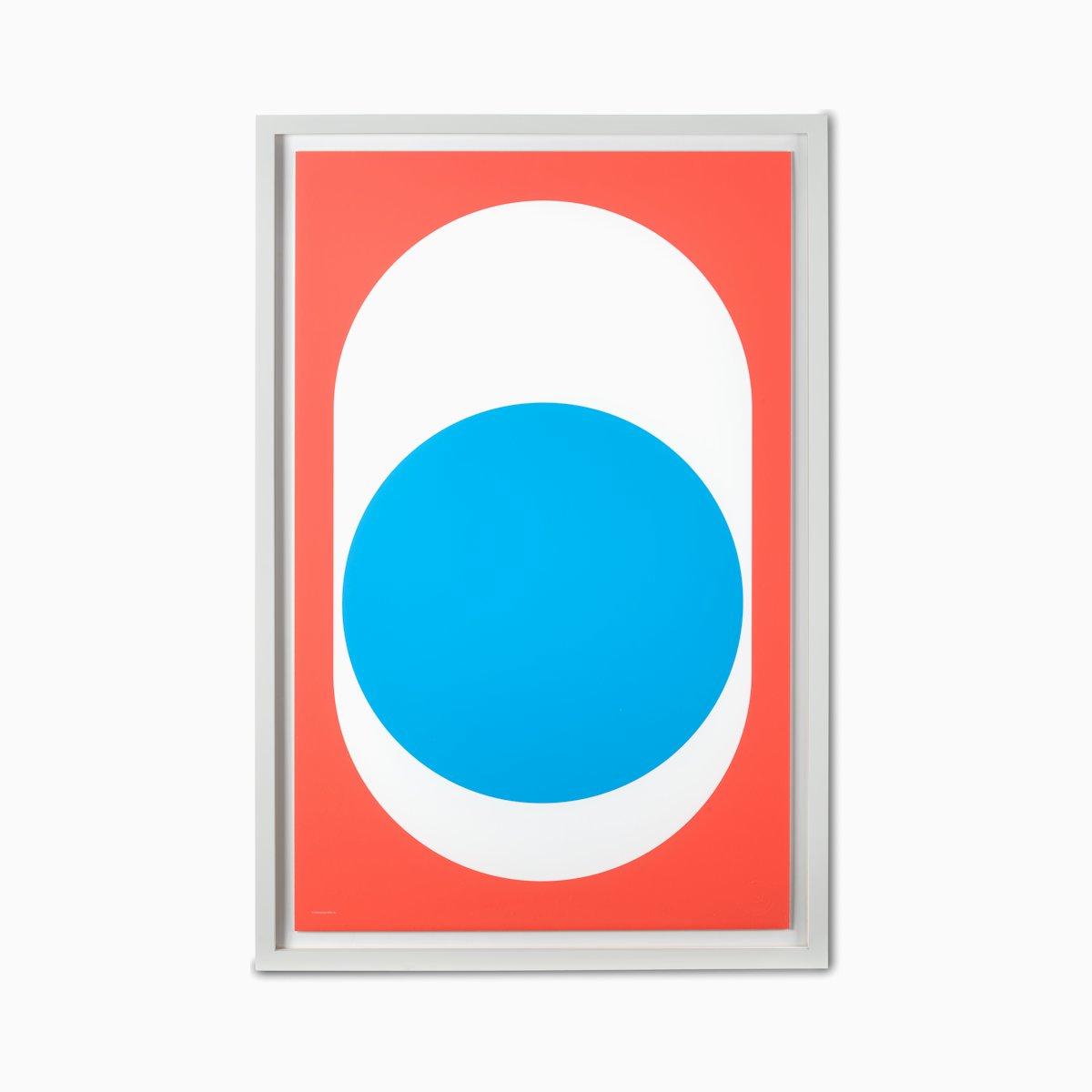 Nelson Pop Art Blue Dot Poster Nelson Pop Art Blue Dot Framed Poster