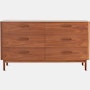 Miro Dresser 6 Drawer - Wide
