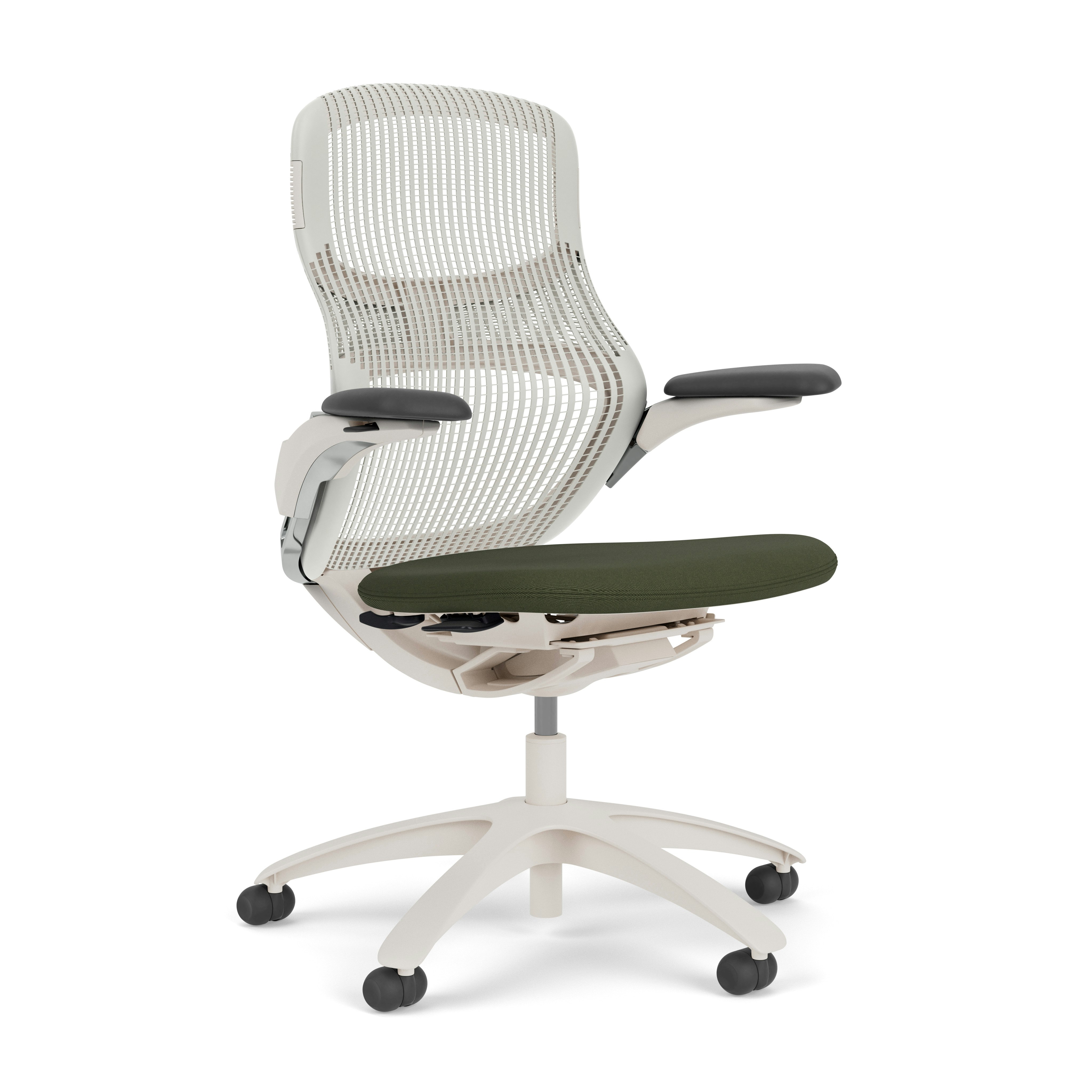 Generation Chair - Light, High Performance, Meteor, Generation, Olive, Plastic Standard, Hard Wheel