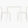 Eos Dining Set Eos Dining Set, Square Table & 2 Side Chairs