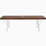 Nelson Platform Bench Nelson Platform Bench, Metal Base
