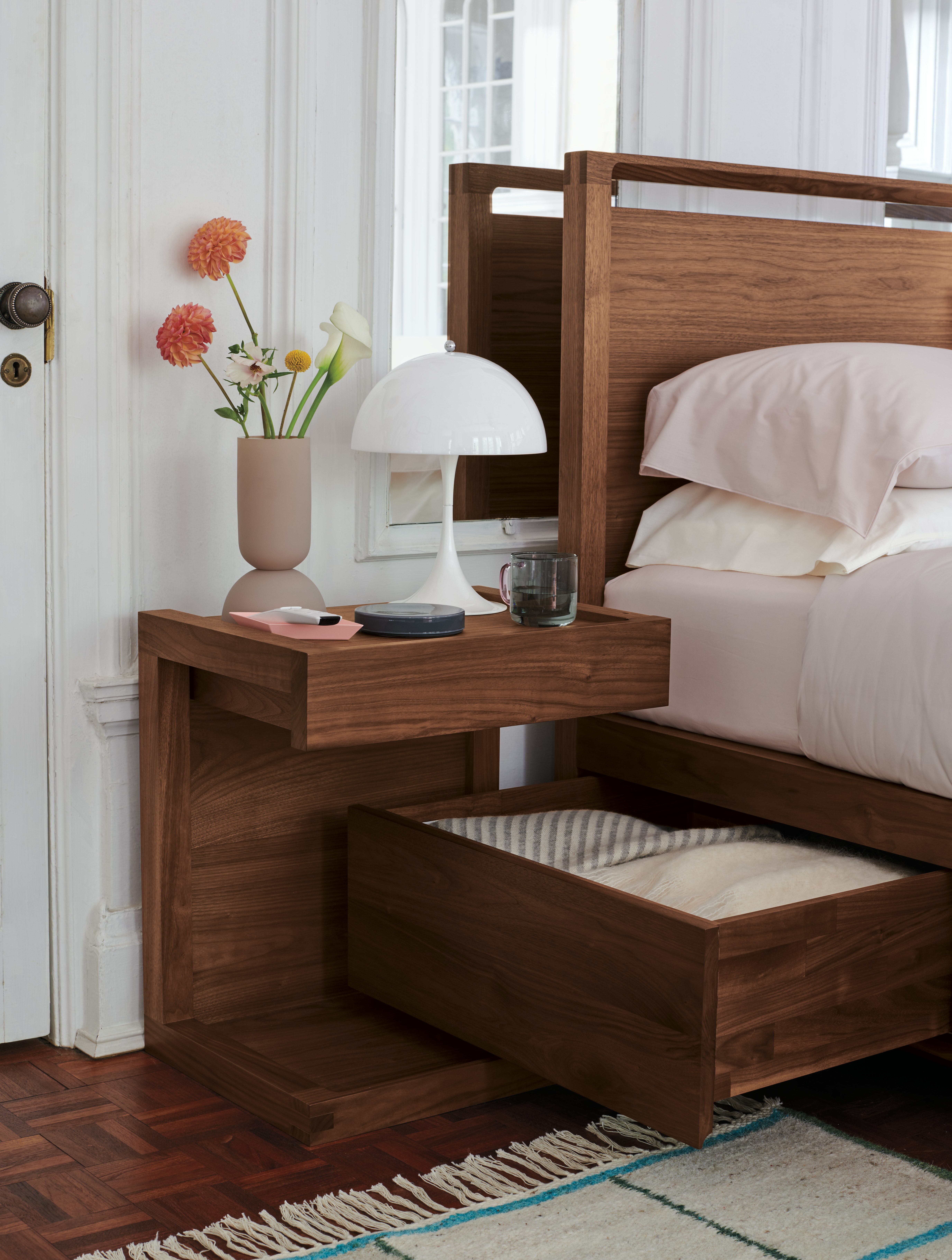 Matera Bedside Table with Drawer