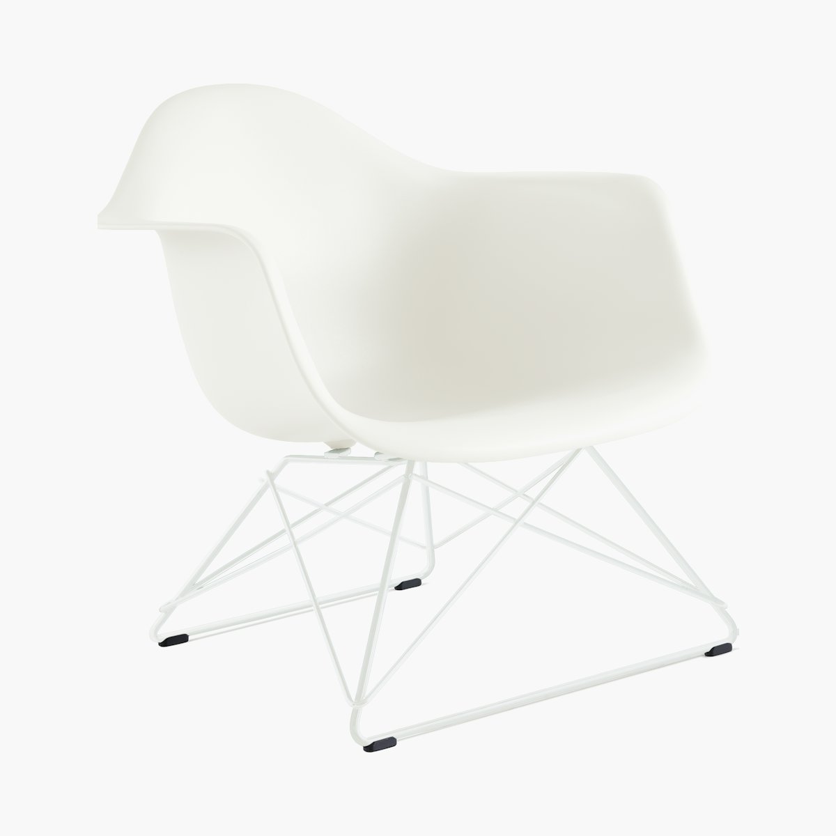Eames Molded Plastic Low Wire Base Armchair Eames Molded Plastic Low Wire Base Armchair