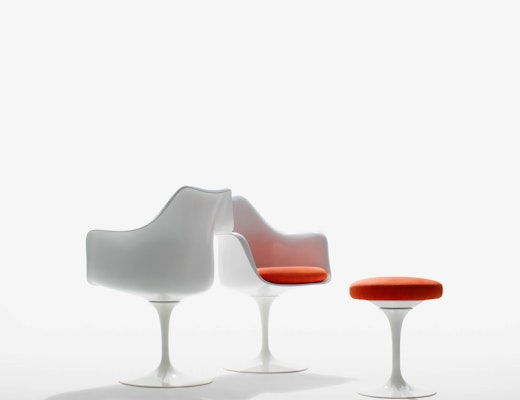 Saarinen Tulip Chairs and Stool Saarinen Tulip Chairs and Stool