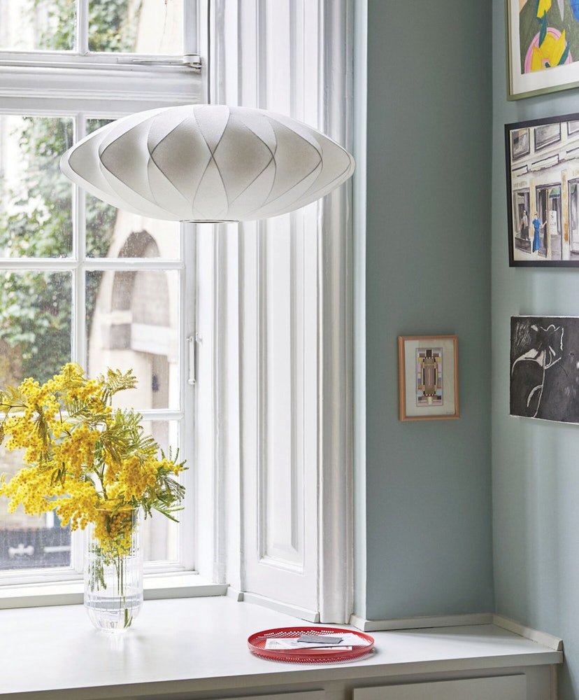 Nelson Saucer Crisscross Bubble Pendant