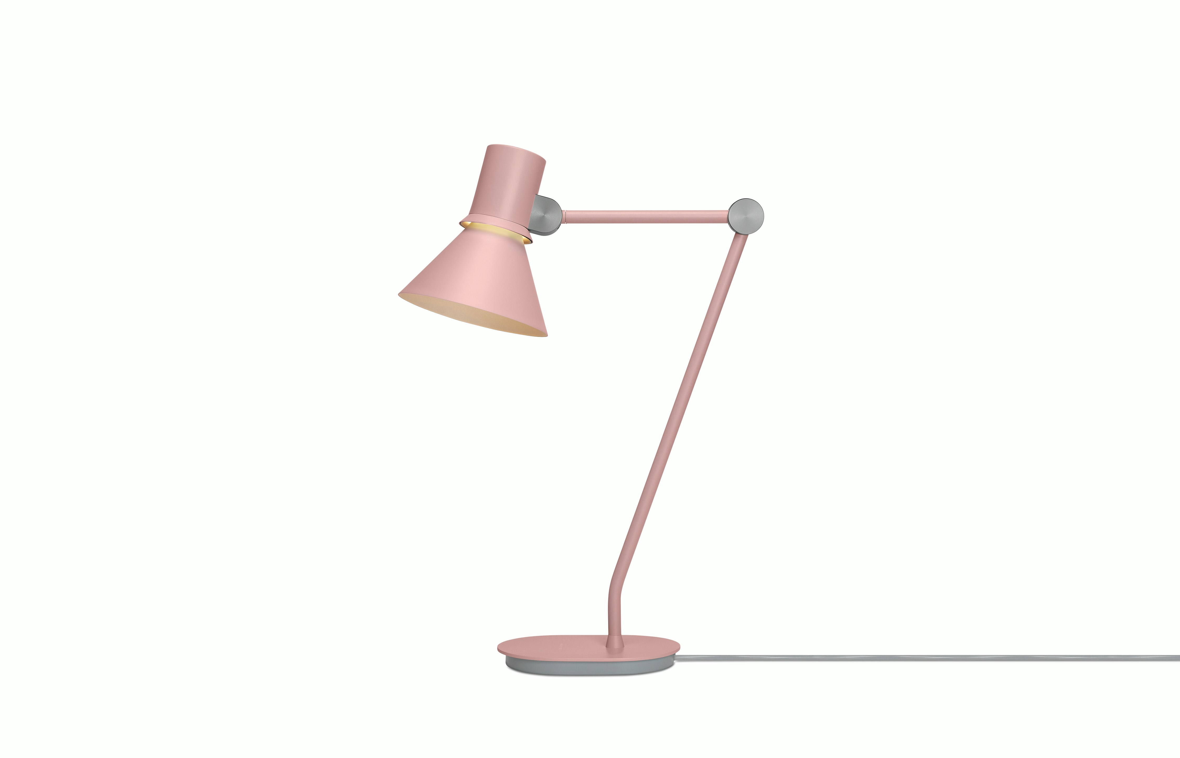 pink reading lamp