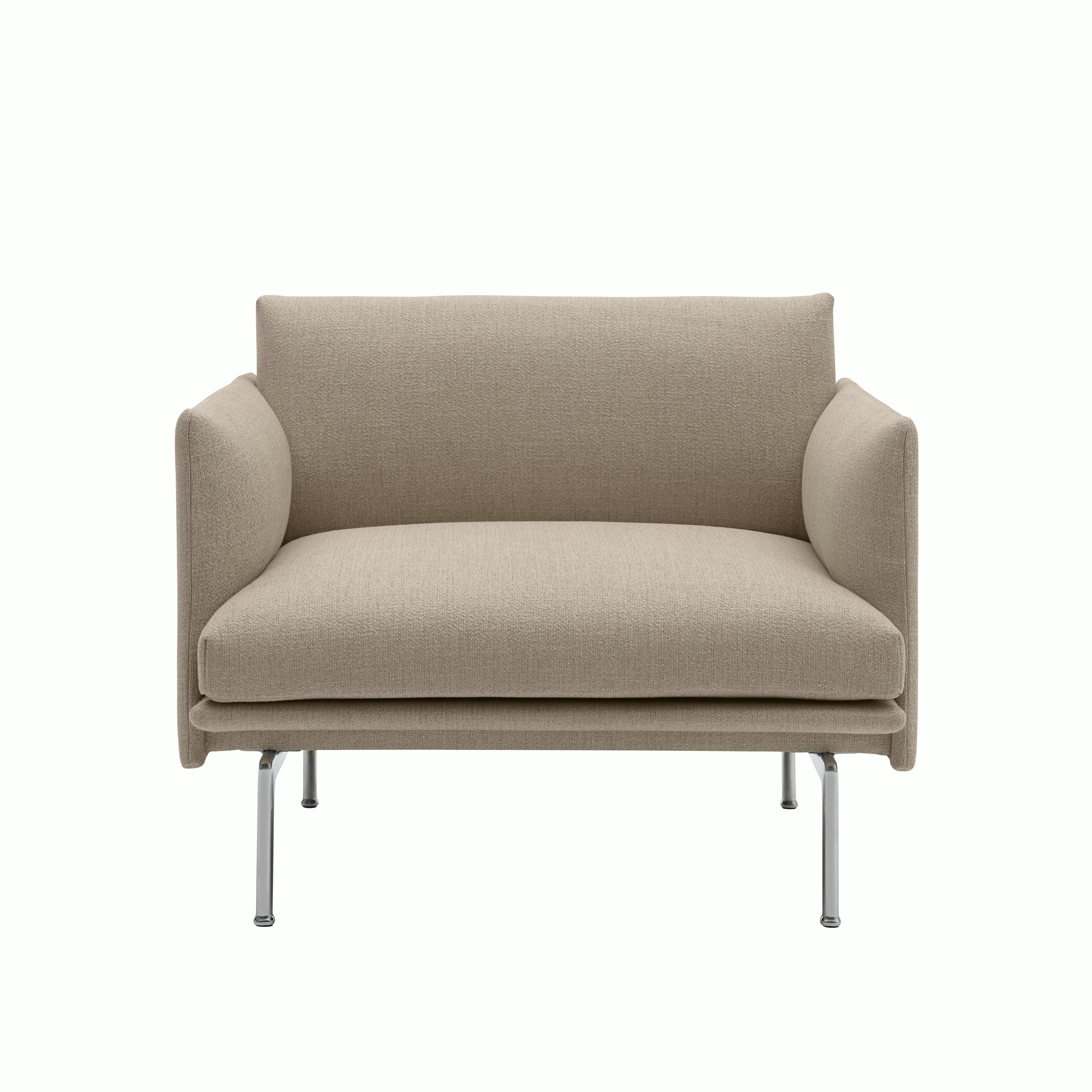 Outline chair ecriture 240 aluminum muuto