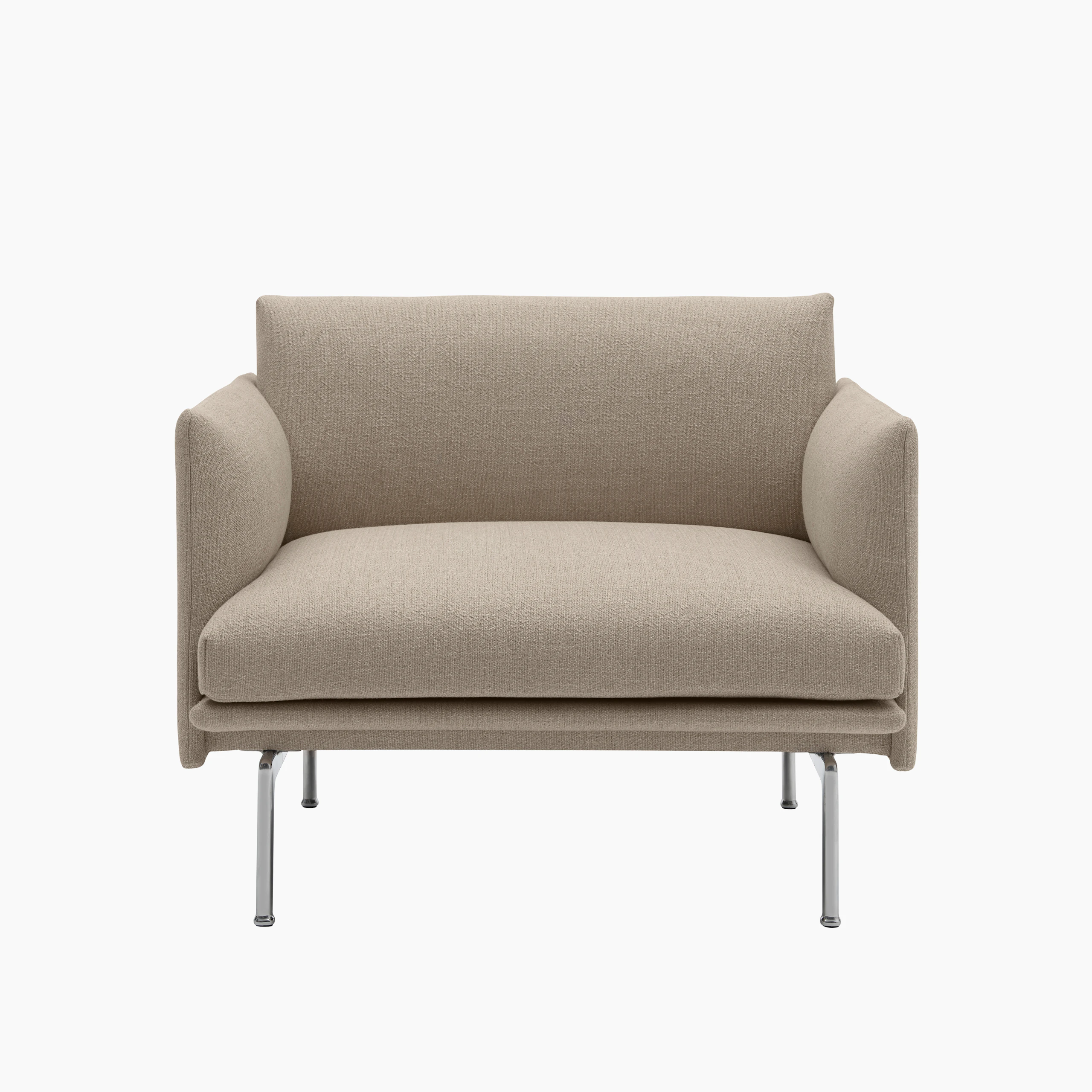 Outline chair ecriture 240 aluminum muuto