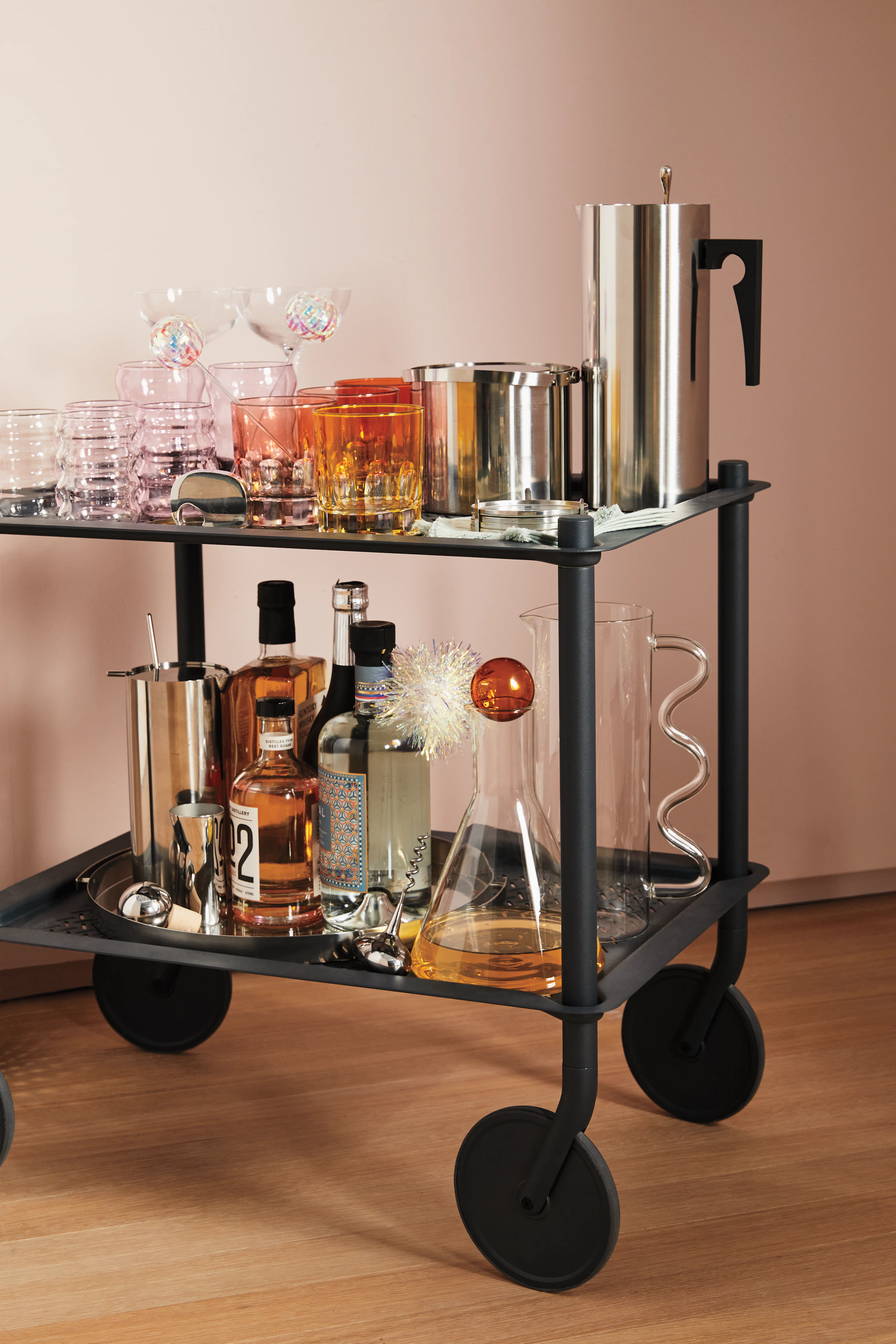 Ripple Glass and Bilboquet Carafe