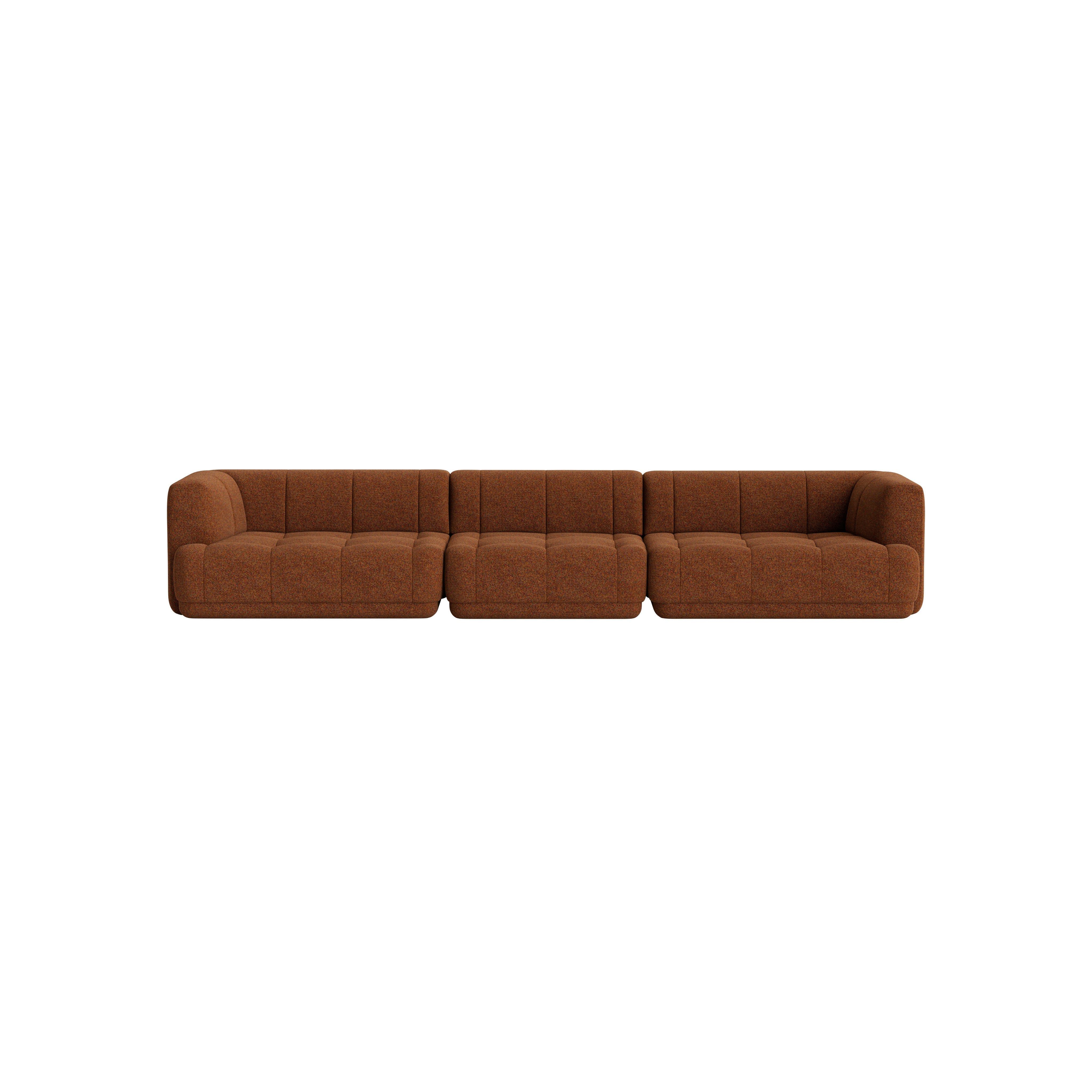 Quilton Modular Sofa - 154.5", Loft, 500 Flame"