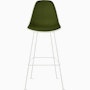 Eames Upholstered Molded Plastic Stool Eames Upholstered Molded Plastic Stool
