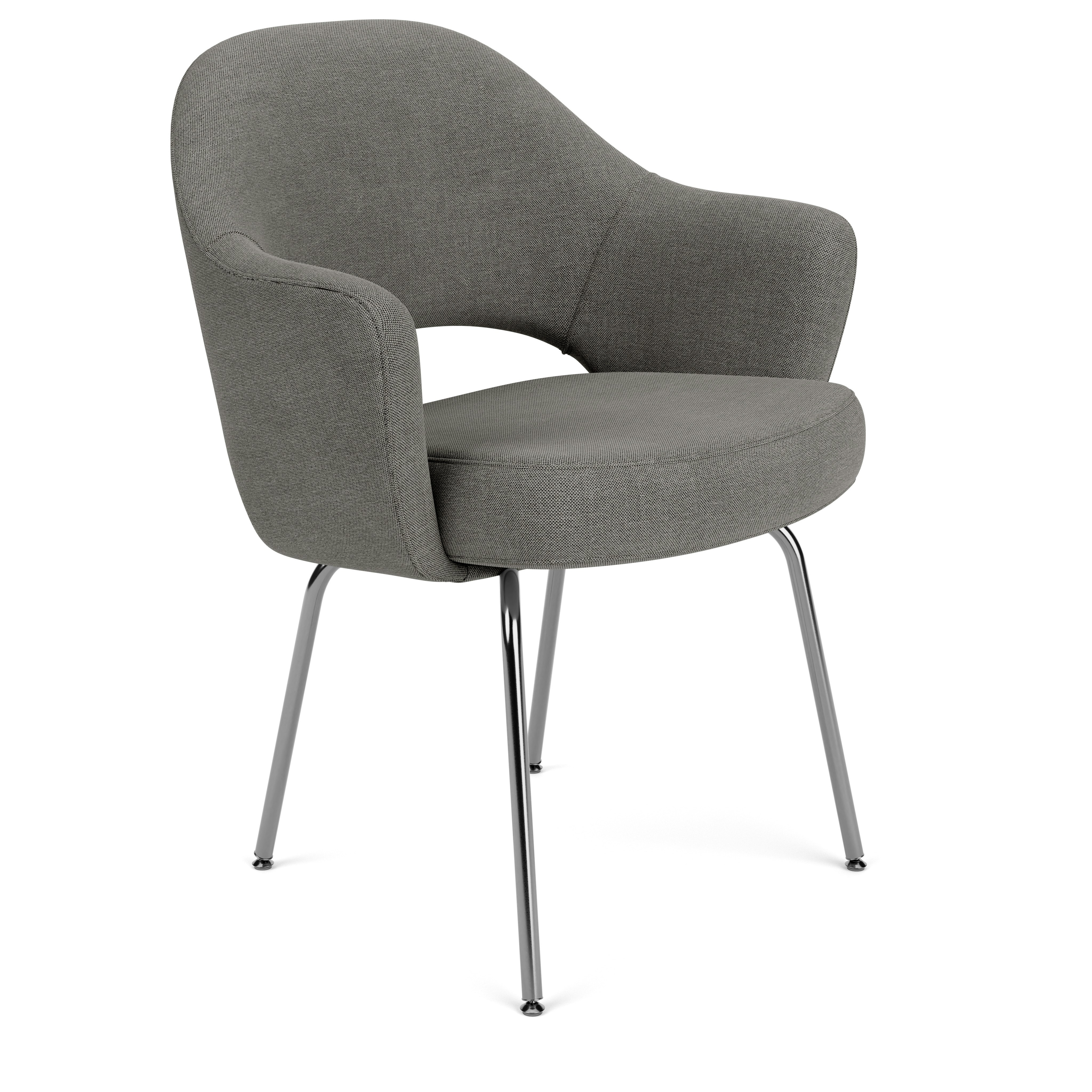 Saarinen Executive Armchair - Crossroad, Mineral, Polished Chrome
