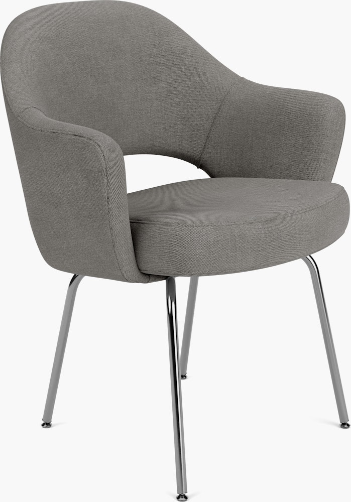 Saarinen Executive Armchair - Crossroad, Mineral, Polished Chrome