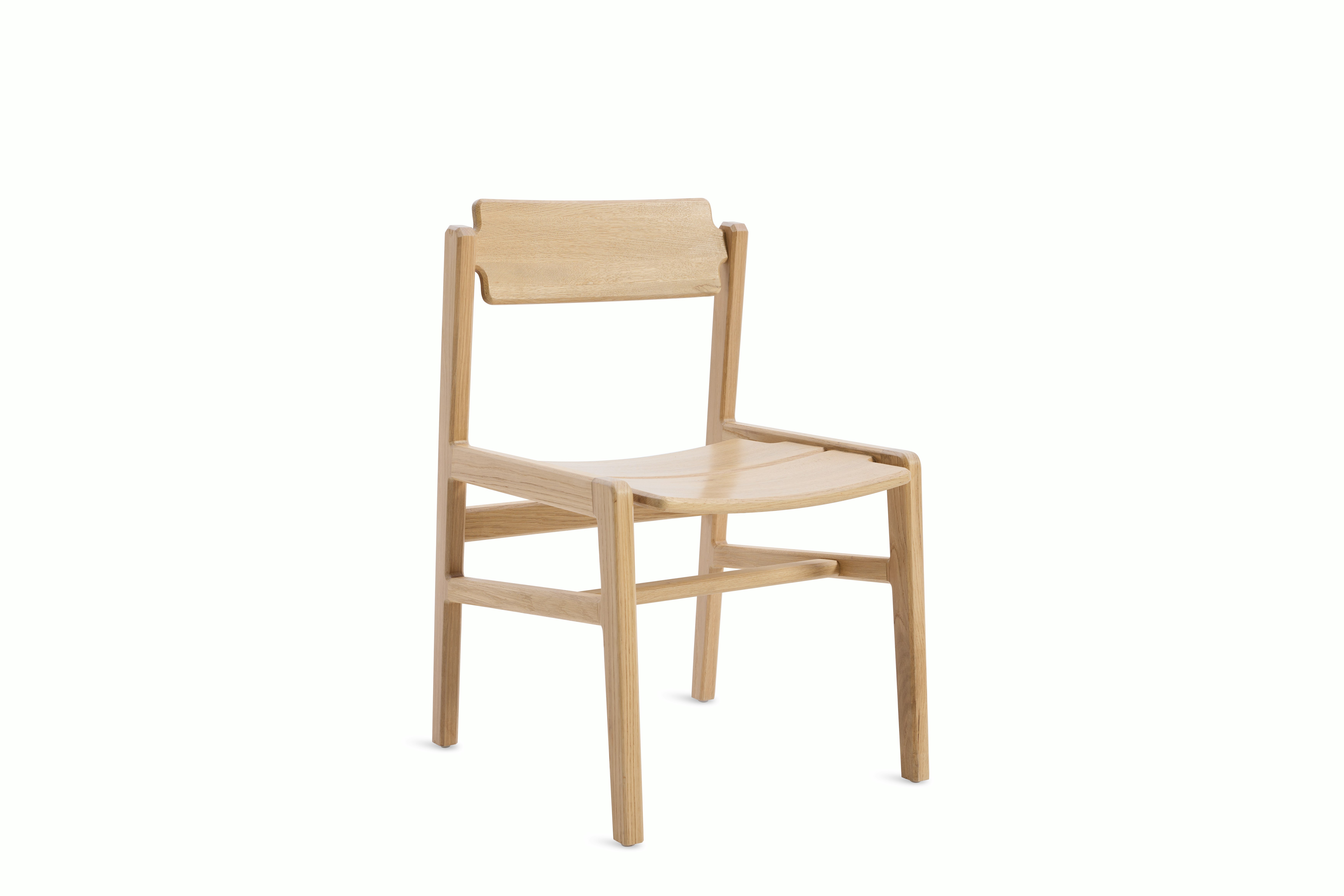 Silla Tobala Chair - Side Chair,  White Oak