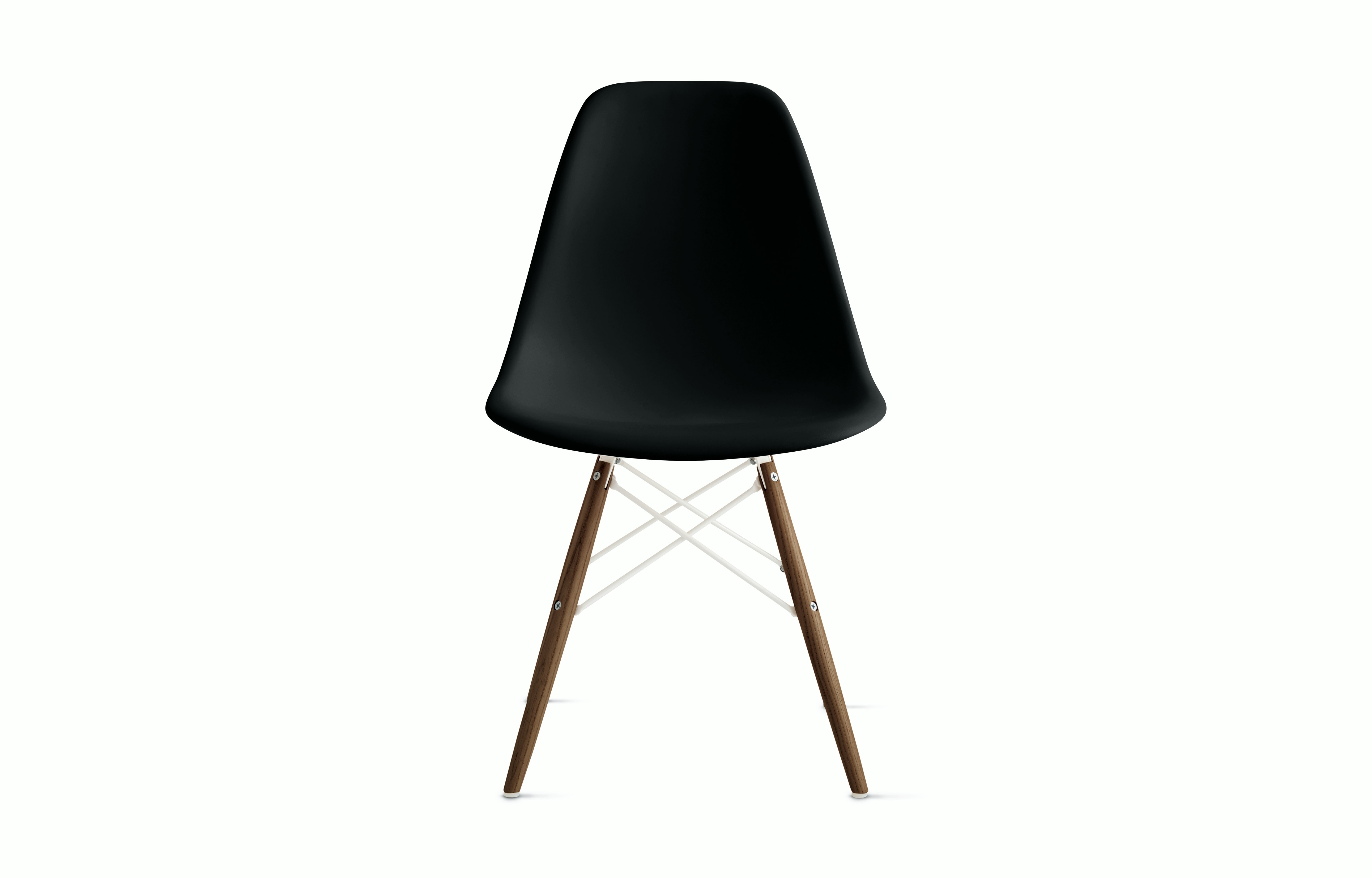 Eames Molded Plastic Dowel-Leg Side Chair (DSW)