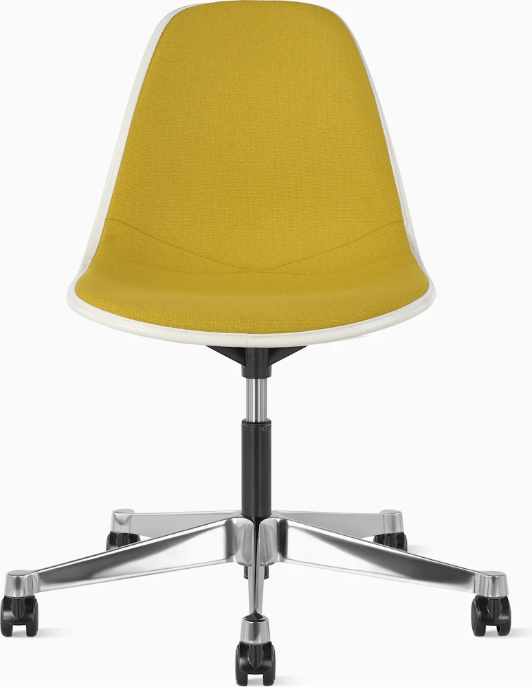 Eames Upholstered Molded Plastic Task Side Chair - Herman Miller by Herman Miller