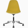 Eames Upholstered Molded Plastic Task Side Chair Eames Upholstered Molded Plastic Task Side Chair