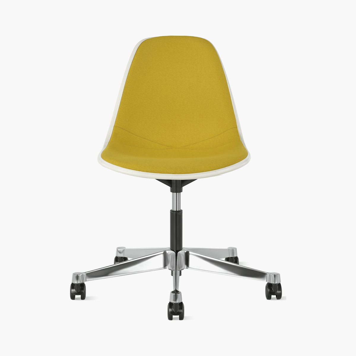 Eames Upholstered Molded Plastic Task Side Chair Eames Upholstered Molded Plastic Task Side Chair