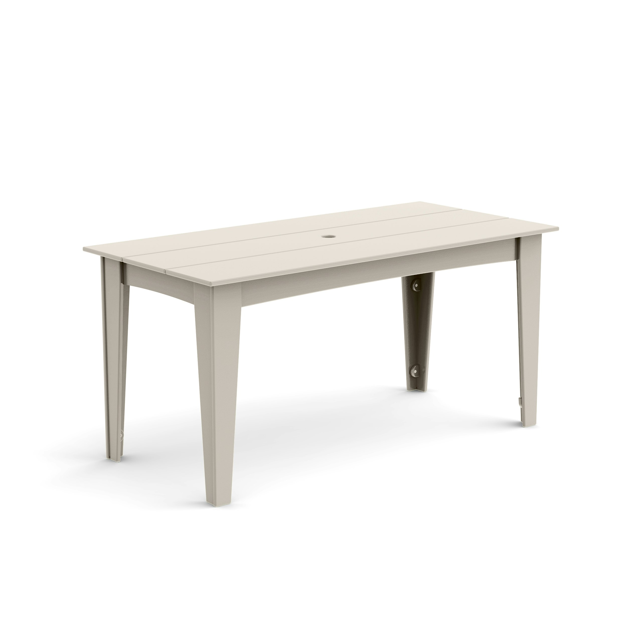 Alfresco Dining Table - 62in,  Fog,  Umbrella Hole