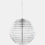 Press Pendant Sphere Clear LED - Glass