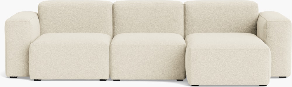 Mags Soft Low Sectional with Chaise Narrow