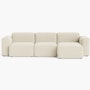 Mags Soft Low Sectional Mags Soft Low Narrow Chaise Sectional