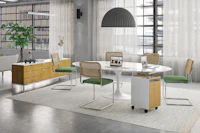 Antenna Tech Cart Saarinen Table Cesca Chair Florence Knoll Credenza