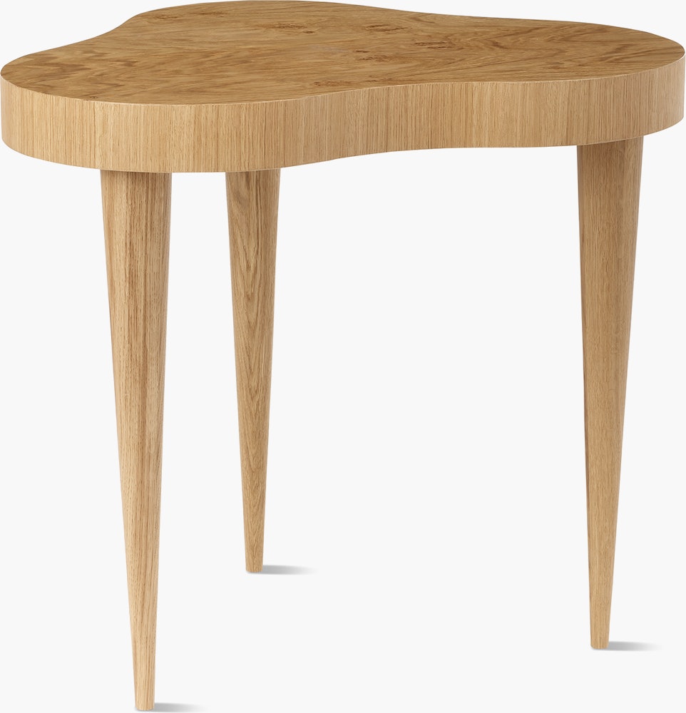 Rohde Paldao Table in Oak burl front view