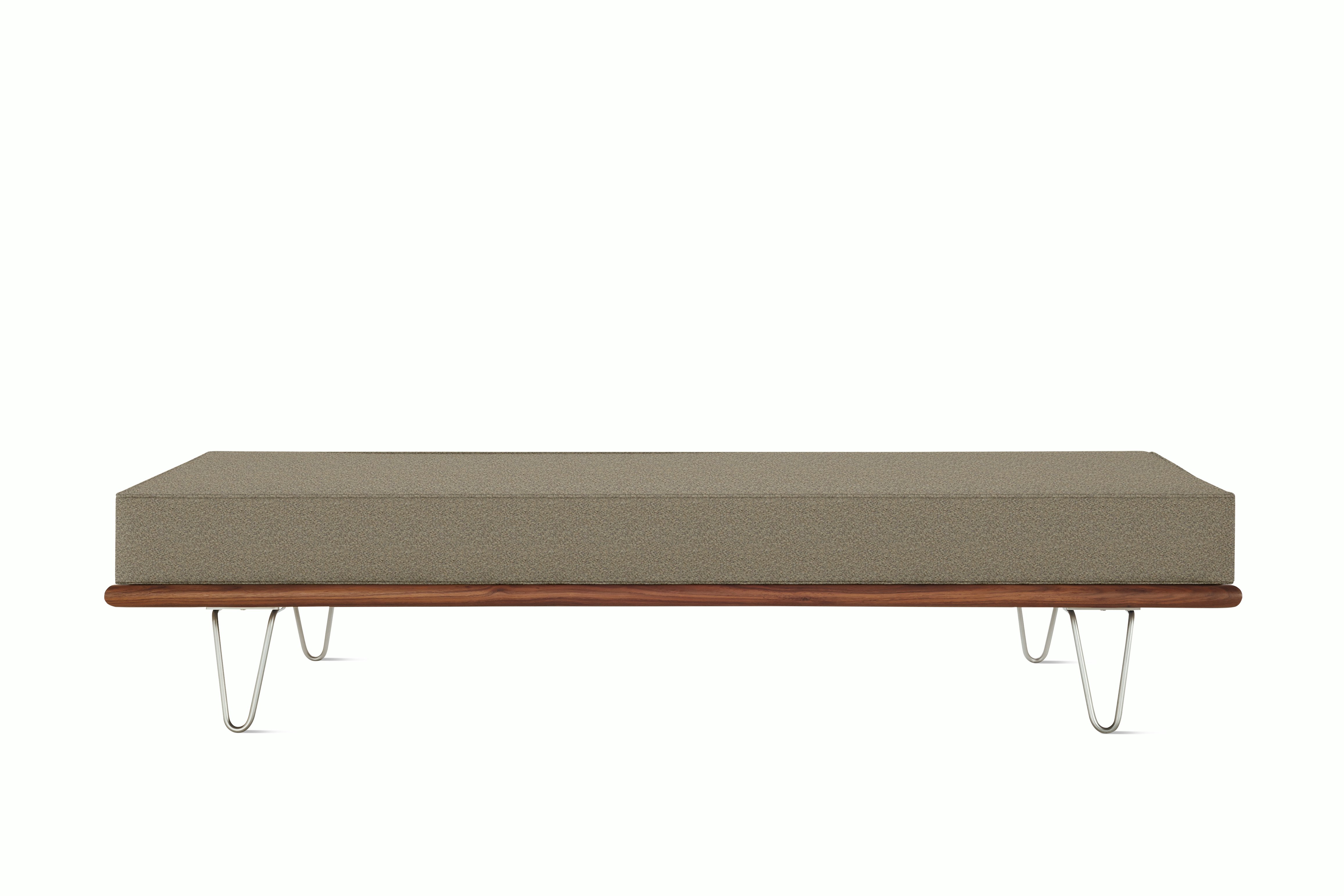 Nelson Daybed - Standard,  Walnut,  Whim,  Rye,  Hairpin