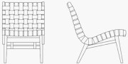 Risom Outdoor Lounge Chair