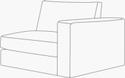 One Arm - 1" Block Leg