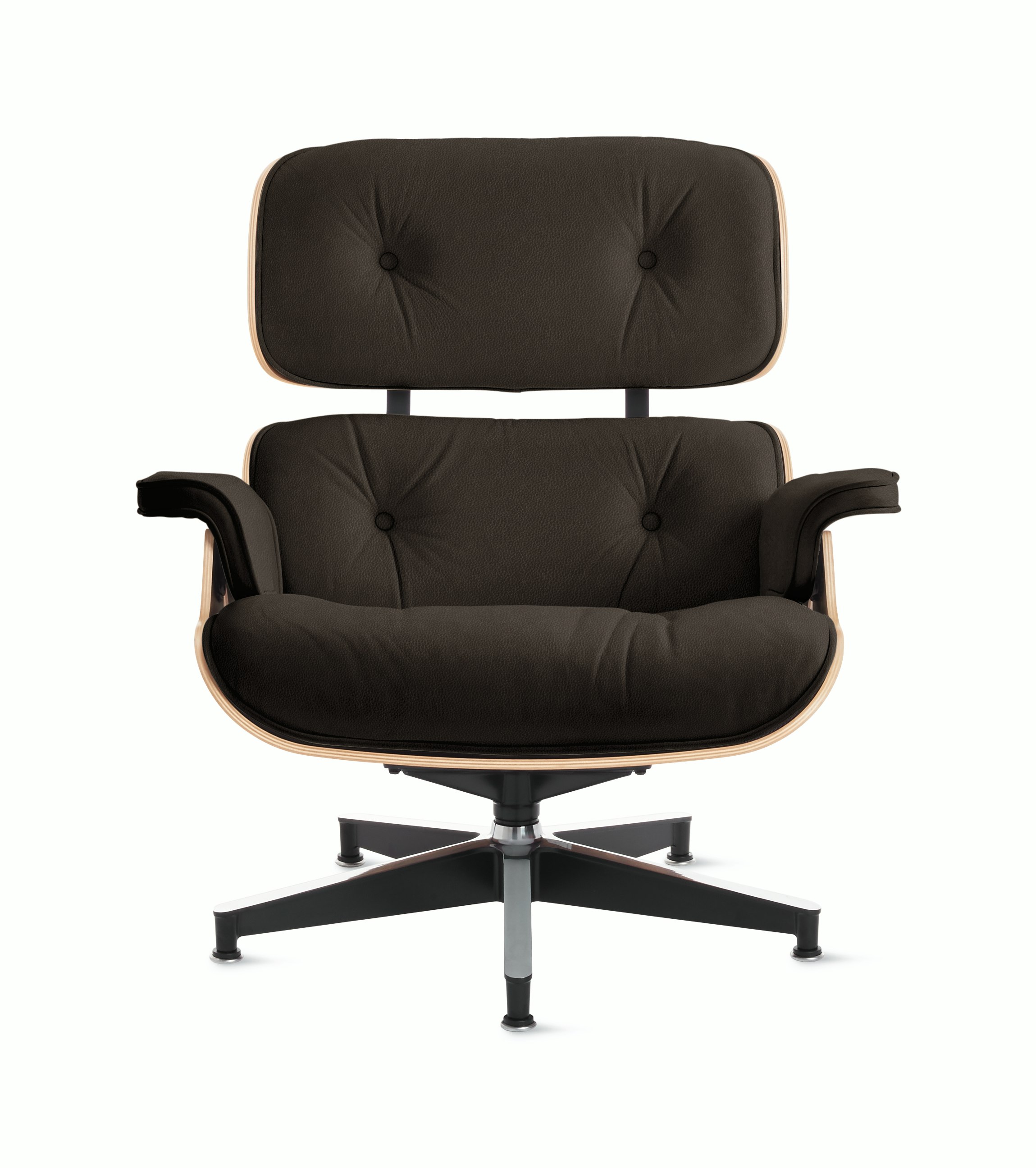 Eames Lounge Chair in Prone and Stow leathers