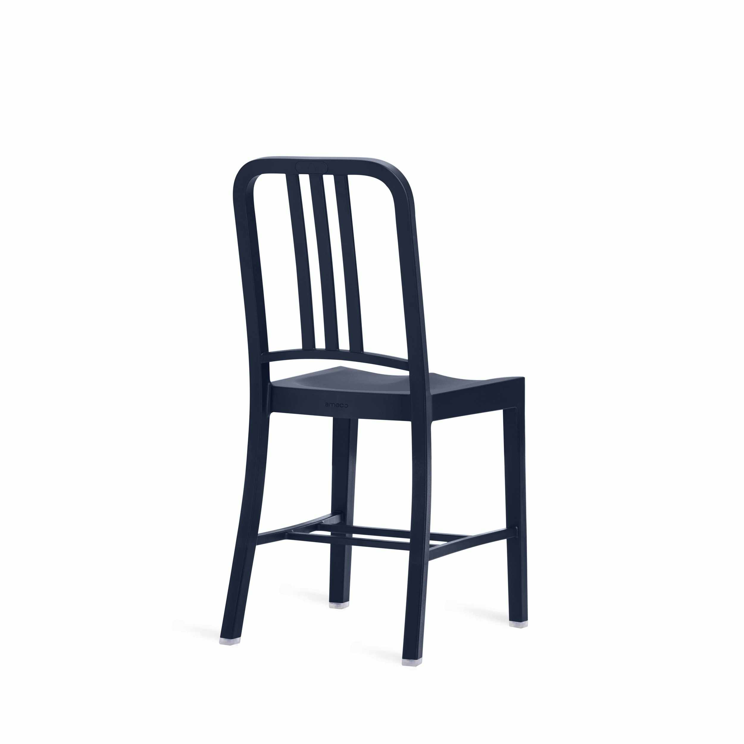 111 Navy Chair - Side Chair, Dark Blue