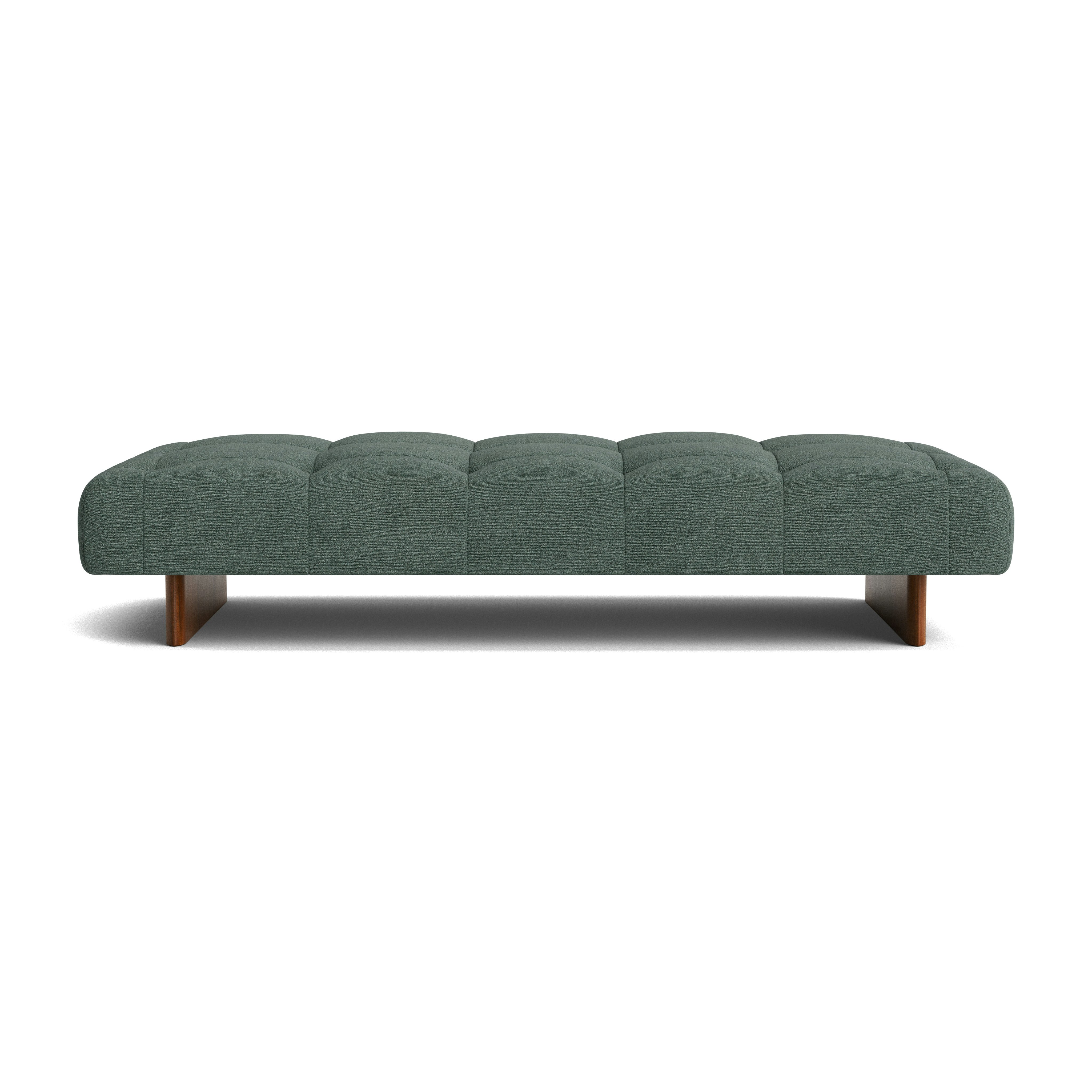 Quilton Lift Daybed - Pecora, Green, Lacquered Walnut