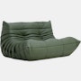 TOGO Loveseat - Opera Leather,  olive
