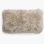 Sheepskin Pillow Sheepskin Lumbar Throw Pillow