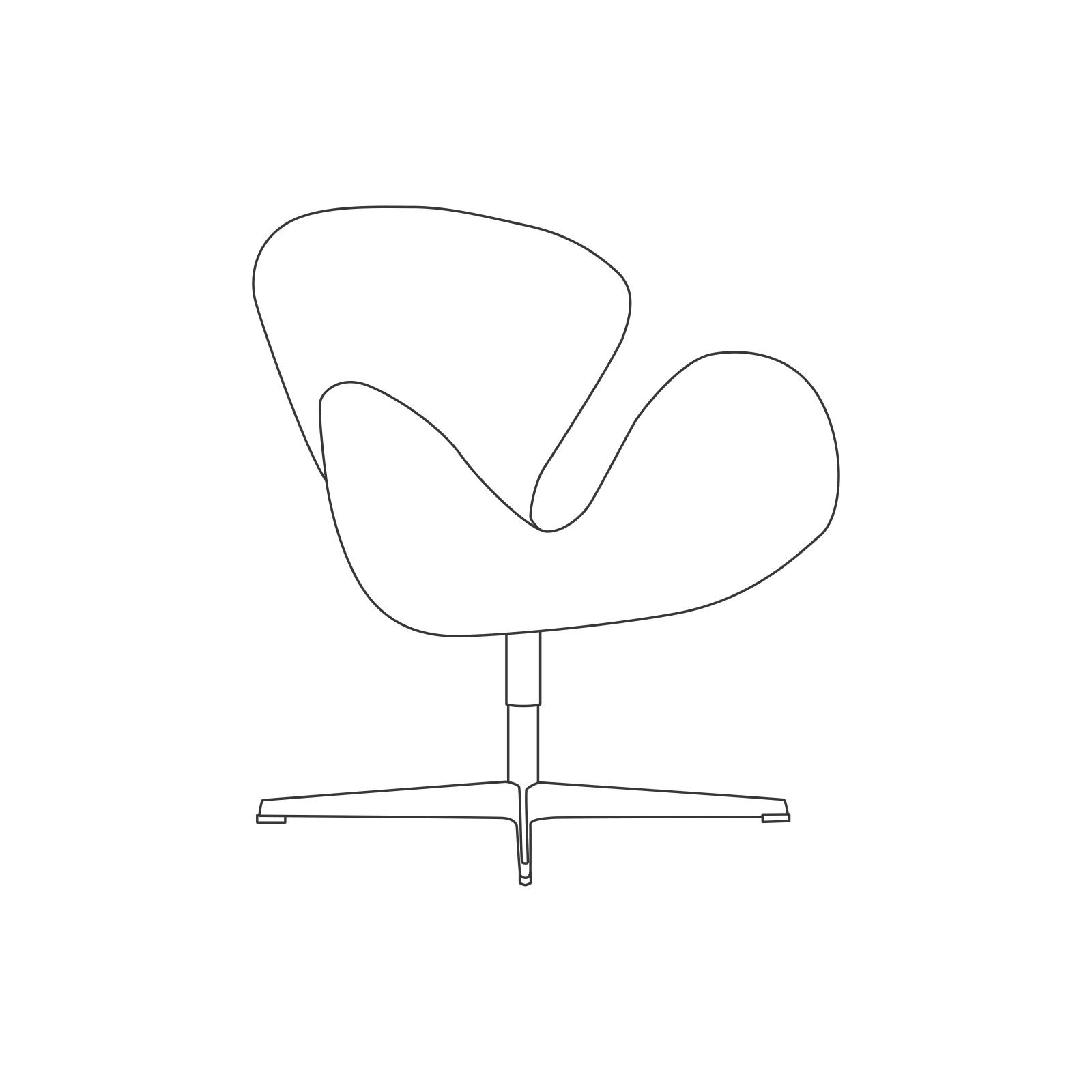 dwr swan chair