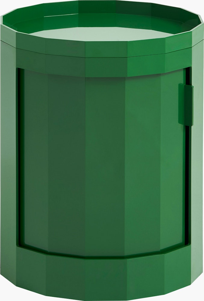 Facet Storage Cabinet - Short, Spinach Green