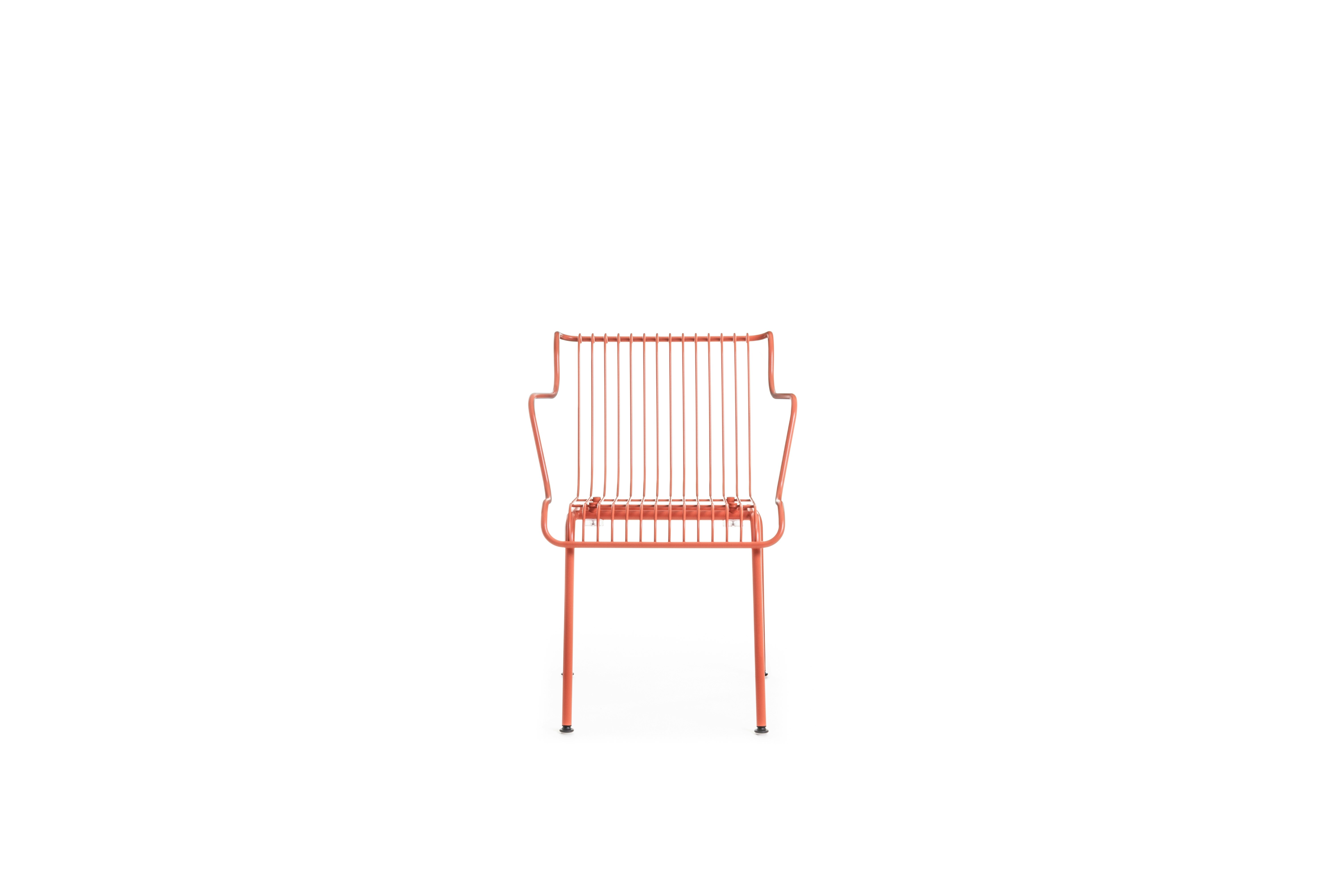 South Outdoor Dining Armchair - Orange