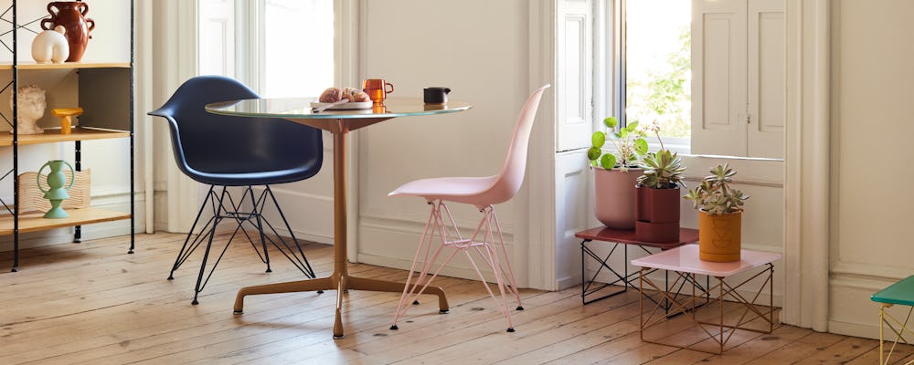 HM X HAY Dining Table and Shell Chairs