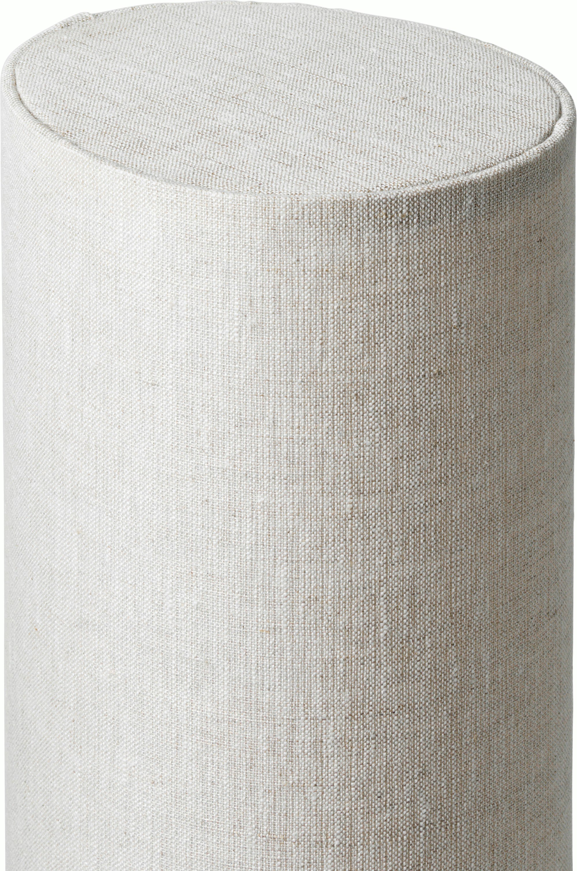 Unbound Floor Lamp in Grey Marble and Canvas