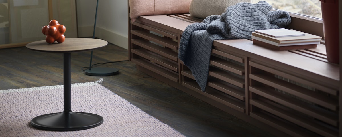 Soft Side Table in a living room setting