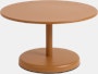 Linear Steel Coffee Table - 27.5 x 15.5, Burnt Orange