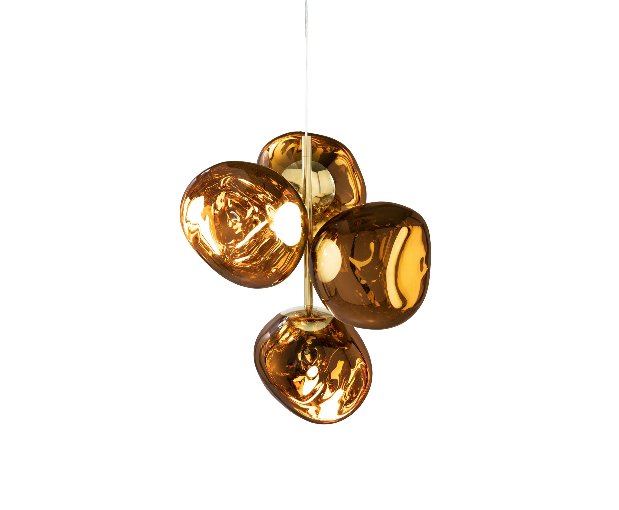 Melt Chandelier Mini - Gold
