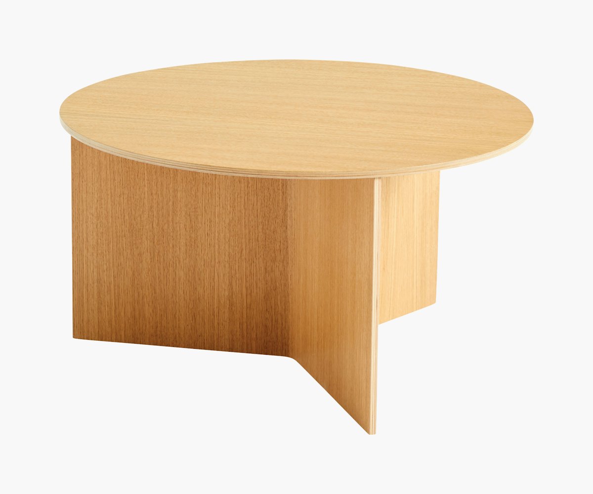Wood Slit Coffee Table