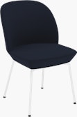 Oslo Chair, Vidar 554, Navy, Chrome