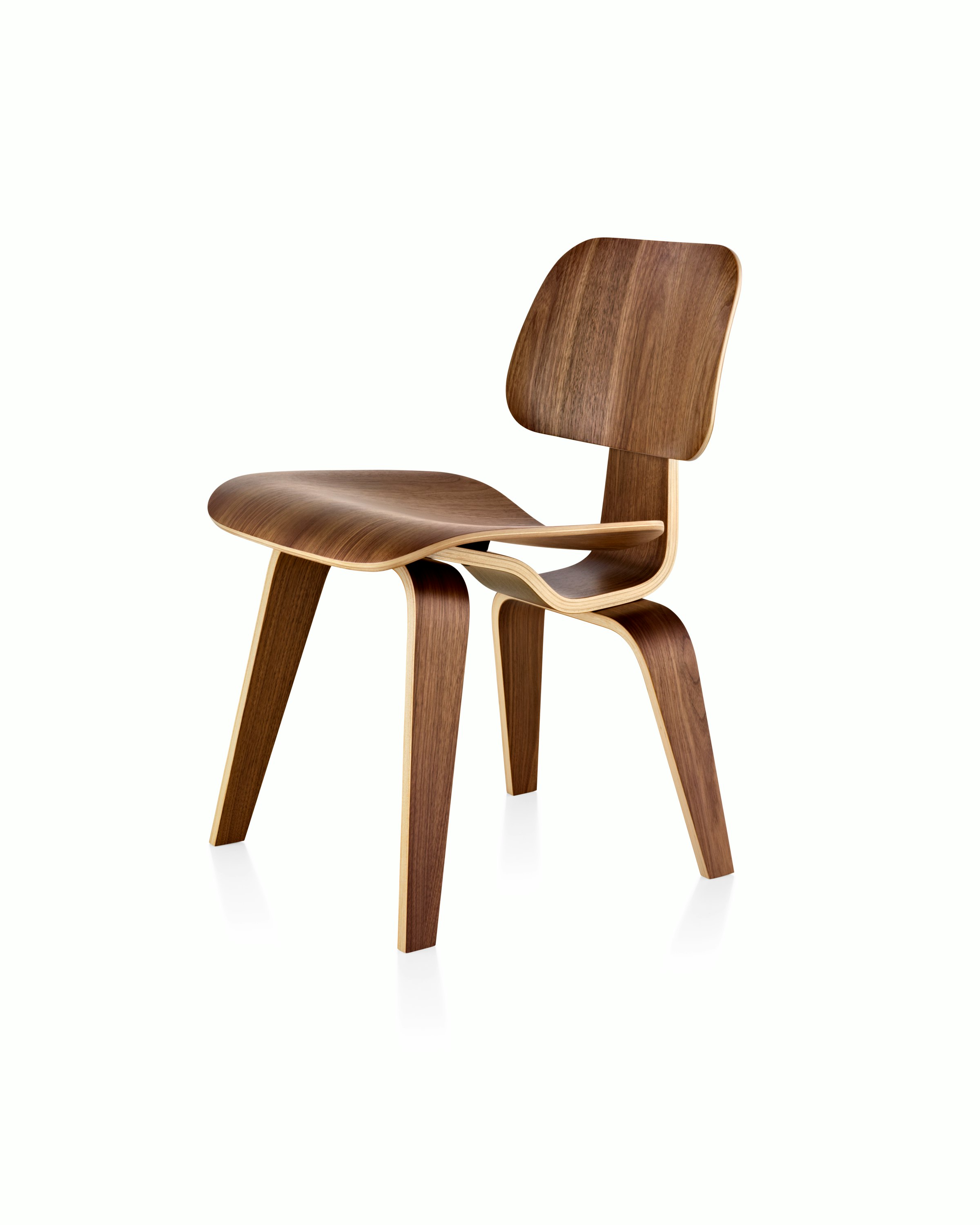 Eames Molded Plywood Dining Chair,Wood Base