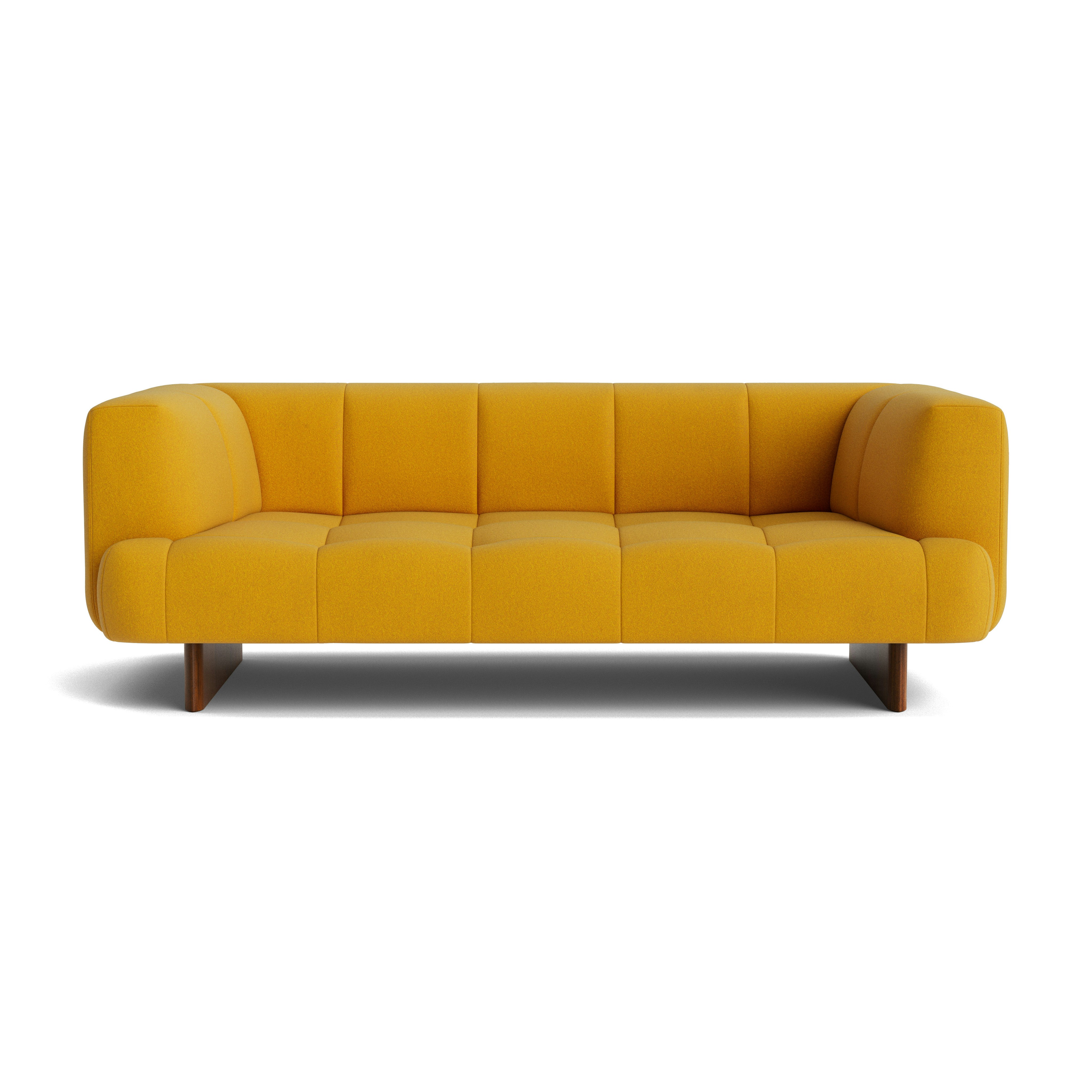 Quilton Lift Sofa - 2-Seat Sofa, Beck, Lambic, Lacquered Walnut