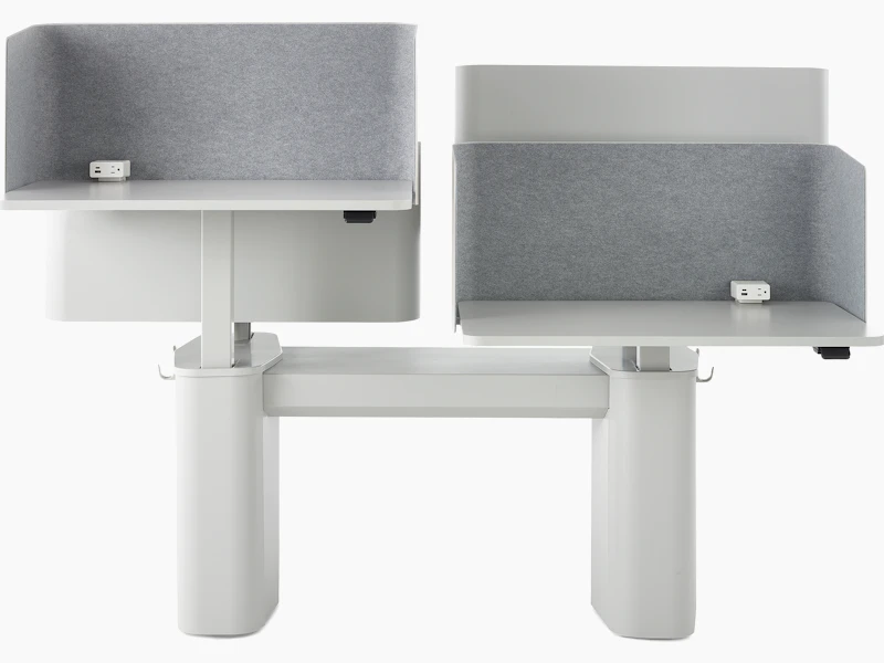 A grey OE1 Micro Pack in a 4-pack configuration, viewed from the front.