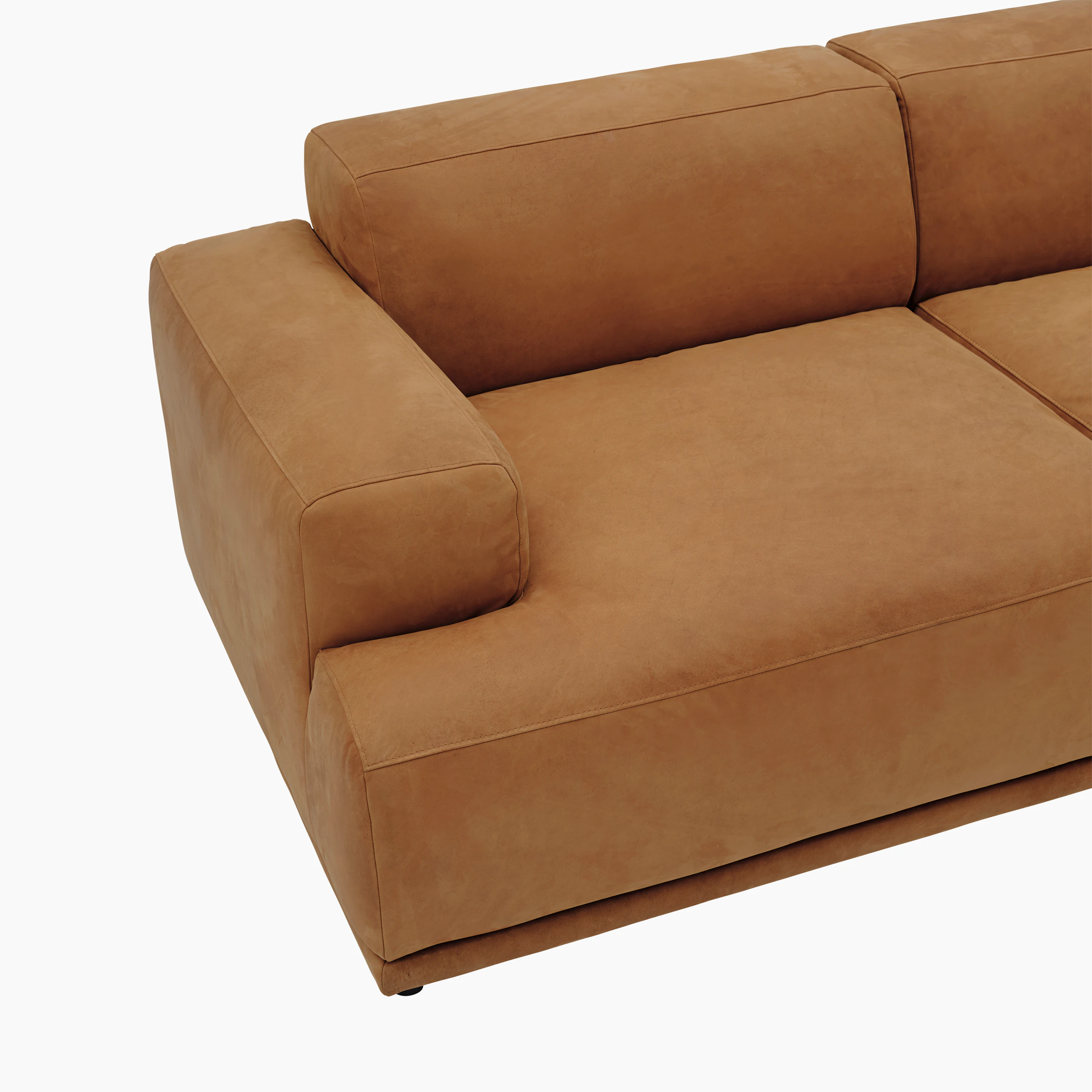 Connect soft grace leather cognac detail muuto 5000x5000 hi res